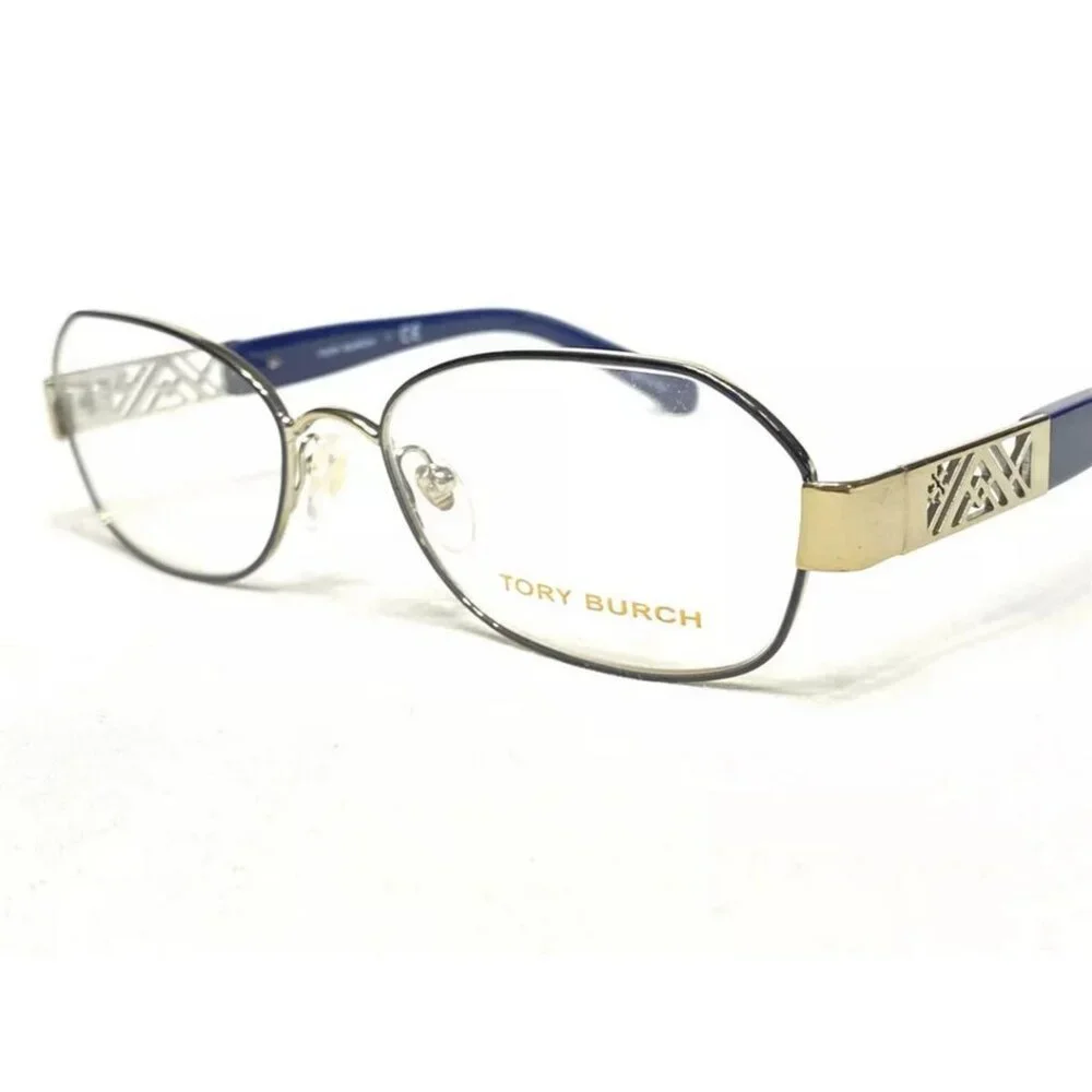 Tory Burch Women's Eyeglasses TY1043-3058 Blue Gold 52-17-135